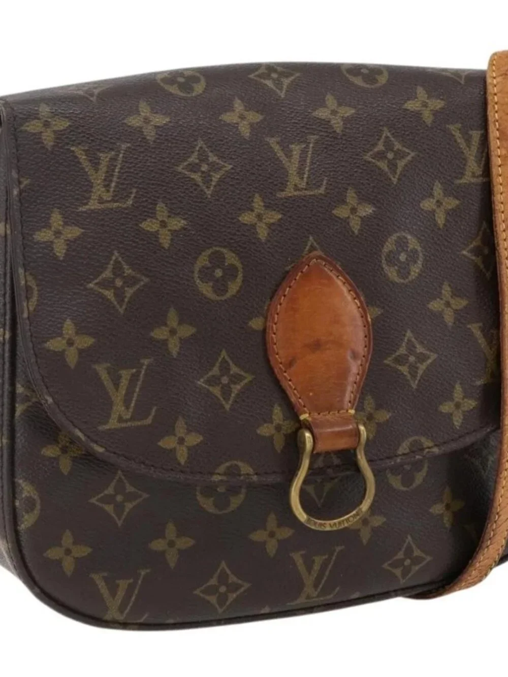 LOUIS VUITTON Monogram Saint Cloud GM Shoulder Bag